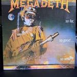 Megadeth - So Far...So Good...So What? LP First Press fotó