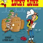 új Lucky Luke képregény 50. szám / rész - Cowboy a prés alatt - Talpraesett Tom / Villám Vill képre fotó