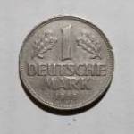 1 NSZK márka ( 1 deutsche mark ) érme, 1968 fotó