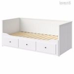 Hemnes Kanapéágy-keret 3 fiókkal, fehér, 80x200 cm - kiváló állapotban fotó