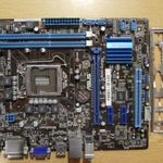 Asus H61 LGA 1155 alaplap - DDR3 / DVI fotó