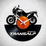 Honda TransAlp - motorkerékpár – bakelit falióra fotó