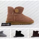 Új Ugg Mini Bailey Button Boots Női Gyerek Unisex Szőrös Csizma Bakancs Bokacsizma 36-41 fotó