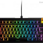 Glorious GMMK 3 HE 75% Prebuilt RGB Mechanical Gaming Keyboard Black UK GATA-2854 fotó