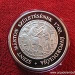 SZT. MÁRTON 10000 FORINT 2016, EZÜST: 31, 46g; PP fotó