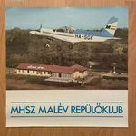 MHSZ Malév Repülőklub kép - Zlin-142-es repülő (39x40 cm) fotó