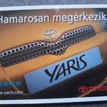 Képeslap, reklámlap - Toyota Yaris autó gépkocsi (12/04/2) fotó