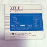 Xtree retro fájlkezelőszoftver, PC-DOS 2.0, kézikönyvvel, eredeti 1986, 5.25-ös floppy lemezzel fotó