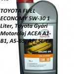 TOYOTA FUEL ECONOMY 5W-30 1 Liter, Toyota Gyári Motorolaj ACEA A1-B1, A5-B5; API SL-CF fotó