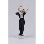 1U441 Régi Hollóházi porcelán figura hegedülő fiú 14.3 cm fotó