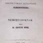 1863 Dr.Argenti Döme Hasonszenvi Utitárs RögtönTámadt BetegségekElhárítására antik orvosi könyvx fotó