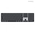 Apple Magic Keyboard (2024) Touch ID and Numeric Keypad Bluetooth Keyboard Black HU MXK83MG/A fotó