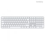 Apple Magic Keyboard (2024) Touch ID and Numeric Keypad Bluetooth Keyboard White HU MXK73MG/A fotó