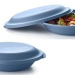 Tupperware aloha kettős tányér kék 700ml 1db ÚJ akciós áron fotó