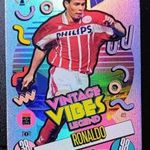 Új! Ronaldo PSV Eindhoven Vintage Vibes Legend focis kártya Match Attax 2025 fotó