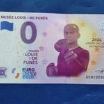 FRANCIAORSZÁG 0 EURO 2024 LOUIS DE FUNES! BOKSZOLÓ! RITKA EMLÉK PAPÍRPÉNZ! UNC! fotó