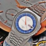 Igazi ritkaság!Gyönyörű retro bicolor acélautomta Seiko 5óra 1972-ből szép saját acél szíjjal fotó