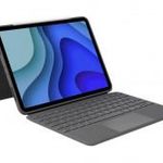 Logitech Combo Touch Keyboard and folio case with trackpad Oxford Grey UK 920-010148 Tablet, Navi... fotó