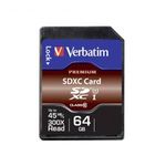 SDXC kártya 64 GB Verbatim Premium Class 10, UHS-I fotó