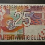 Hollandia 25 Gulden 1989 VF+ #1 (BK62) fotó