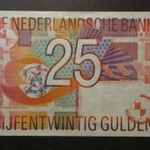 Hollandia 25 Gulden 1989 VF+ #3 (BK62) fotó