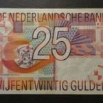 Hollandia 25 Gulden 1989 VF+ #2 (BK62) fotó