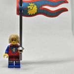 LEGO Castle - Lion Knights - Zászlóvivő figura - ÚJ fotó