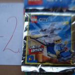 xx(LE42) ÚJ BONTATLAN LEGO CITY FIGURA , HELIKOPTERES RENDŐR+ ÚJSÁG fotó