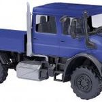 Busch 51082 H0 Tehergépjármű modell Mercedes Benz Unimog U 5023, kék fotó