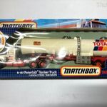 - Matchbox Super Kings K-127 - Peterbilt Tanker Truck "Total" kamion modell - új dobozos ritka 1ft fotó