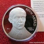 TÓTH ÁRPÁD 5000 FORINT 2011, EZÜST: 31, 46g/925; PP fotó