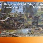 BRONCO 1: 35 HUNGARIAN TANK 40/43 ZRINYI 105mm-es löveggel fotó