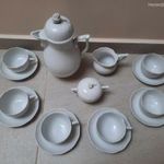 Fehér Herendi porcelán teáskészlet, teás készlet fotó