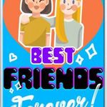 Falikép ? Best Friends Forever (Legjobb barátok örökké)... módosítható felirattal (videóvetítő op... fotó