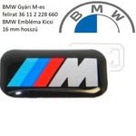 BMW Gyári M-es felirat 36 11 2 228 660 BMW Embléma Kicsi 16 mm hosszú fotó