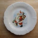 Tirschenreuth BARONESSE ünnepi mikulásos porcelán tányér 26 cm fotó