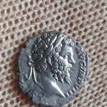 Septimius Severus 193-211 ezüst dénár, denarius. Ókori Római Birodalom. Érme fotó