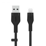 Belkin Flex Lightning apa - USB-A apa 2.0 Adat és töltőkábel (1m) (CAA008BT1MBK) fotó