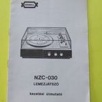 NZC-030 lemezjátszó kezelési útmutató 21030710 fotó