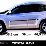 Toyota RAV-4 2007-től Ajtóvédő Díszléc Oldalcsík fotó