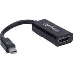 Manhattan 151528 Mini DisplayPort Átalakító [1x Mini DisplayPort dugó - 1x HDMI alj] Fekete 12.00 cm fotó