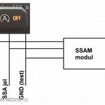 Start-stop automatika kikapcsoló modul, memóriával, szerviz móddal (SSAM) fotó