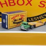 Matchbox. Moko / Regular Wheels. Low Loader + Repro Box. Ritkaság !!!!!! fotó