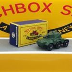 Matchbox. Moko / Regular Wheels. 'Saladin' Armoured Car + Eredeti Doboz. fotó