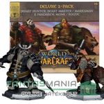 000 15cm-es World of Warcraft figura - Dwarf Hunter: Beast Master / Marksman and Pandaren Monk / Rog fotó