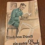 Wehrmacht Nach dem dienst ein gutes Buch Német katonáknak könyv ajánló füzet fotó