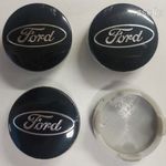 FORD 54MM FEKETE FELNIKUPAK FENIKÖZÉP ALUFELNI FELNI KUPAK 4DB fotó