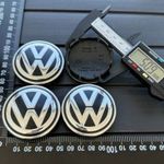 Új VW Volkswagen 56mm 6C0601171 4db alufelni Felni Kupak Közép Felniközép Felnikupak Embléma sapka fotó