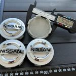 Új Nissan 60mm 4db Alufelni Felni Kupak Közép Felniközép Kerékagy Felnikupak Embléma Porvédő Sapka fotó