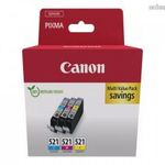 Canon CLI-521 C/M/Y (3x9 ml) Tintapatron Multipack fotó